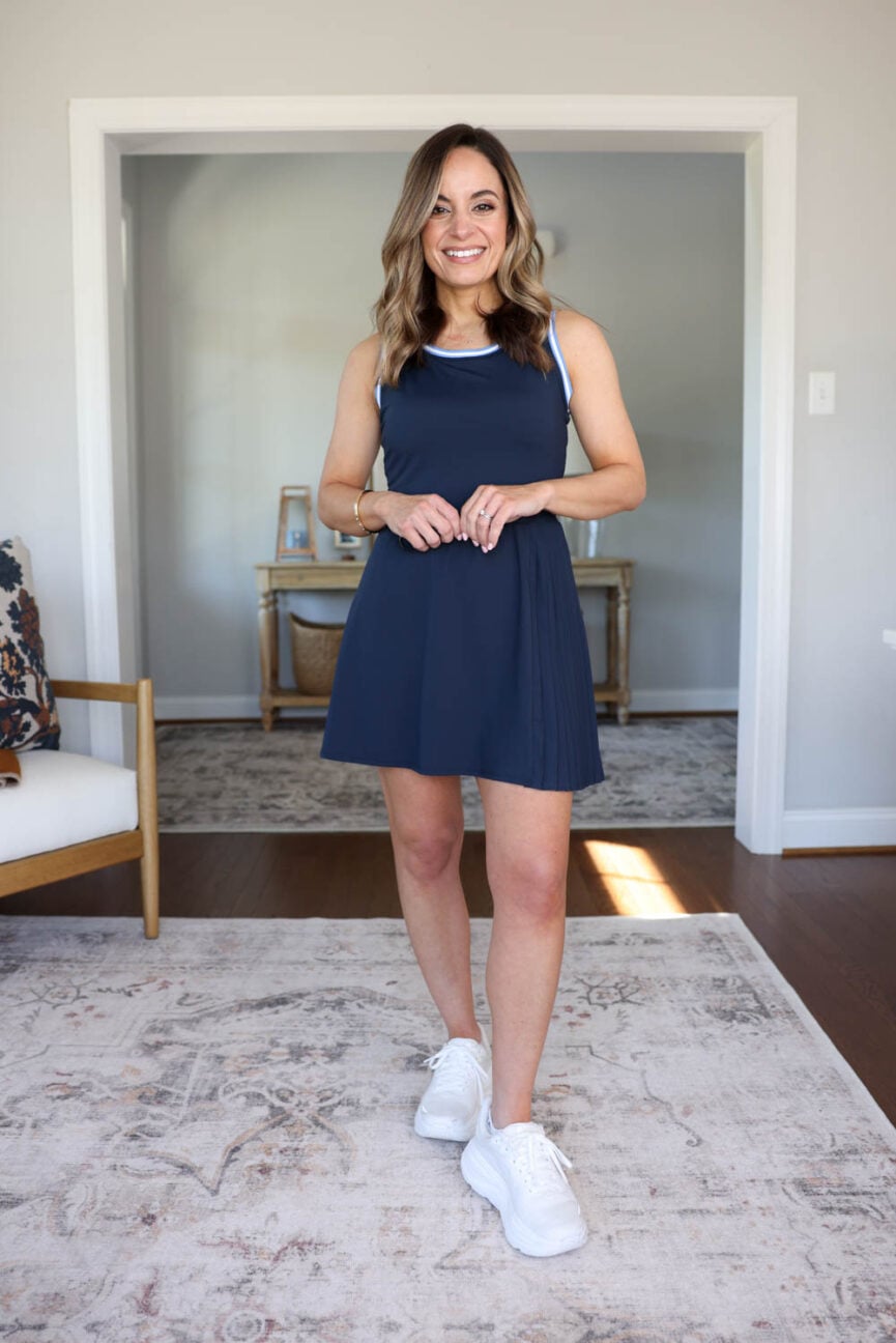 Petite-friendly activewear dresses | Target active dresses on a petite frame 