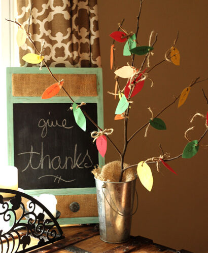 thankful tree thanksgiving craft