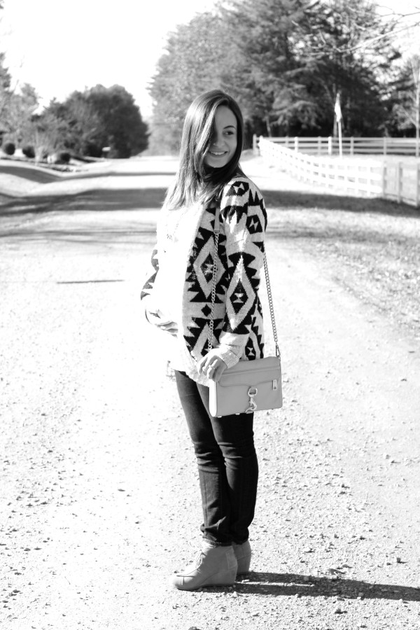 holister tribal print cardigan