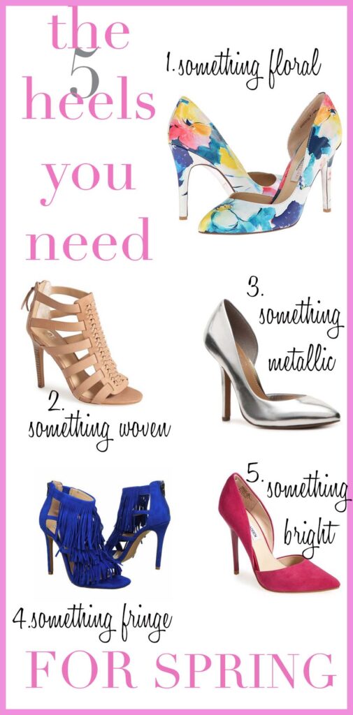 The 5 High Heels You Need For Spring - Pumps & Push Ups