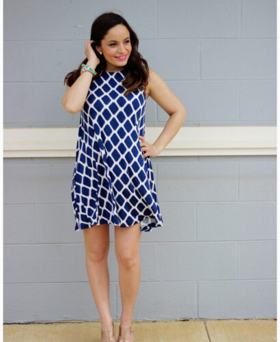 Navy Shift Dress