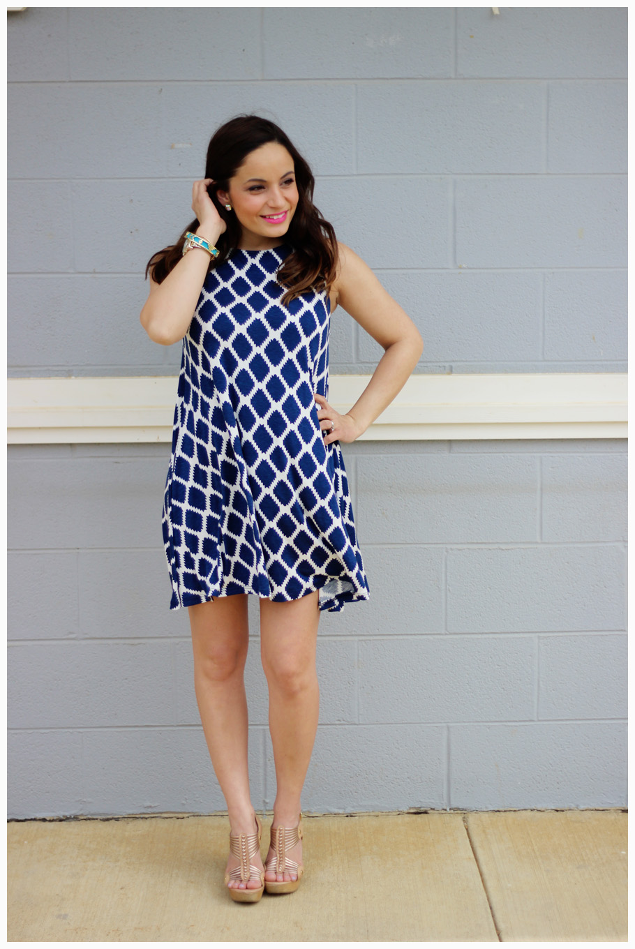 Navy Shift Dress