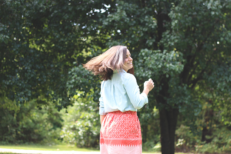 Fall Transition Skirt | Pumps and Push-Ups