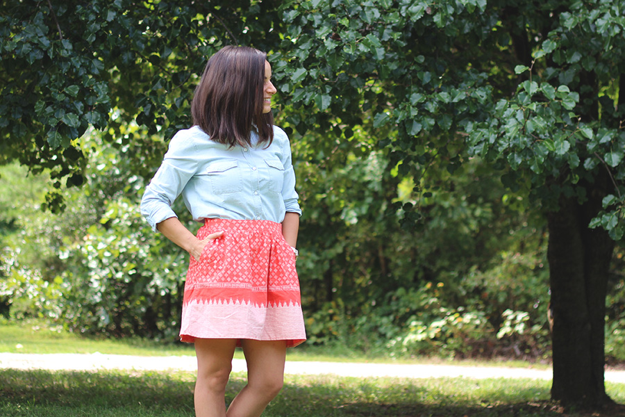 Fall Transition Skirt | Pumps and Push-Ups