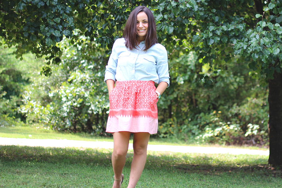 Fall Transition Skirt | Pumps and Push-Ups