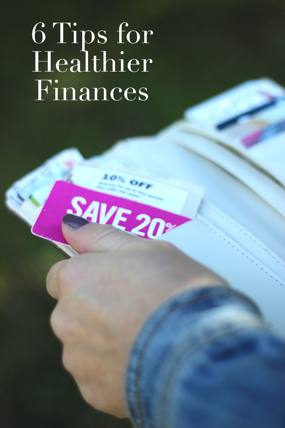 savings tips | healthier finances | 6 tips for healthier finances