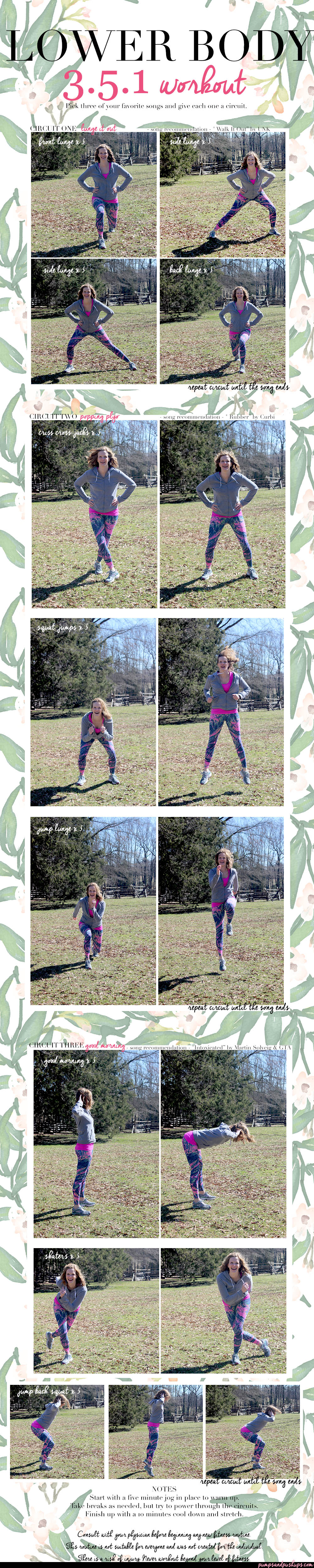 Lower Body Workout 3.5.1. / Dona Jo Fitwear / Pumps and Push-Ups
