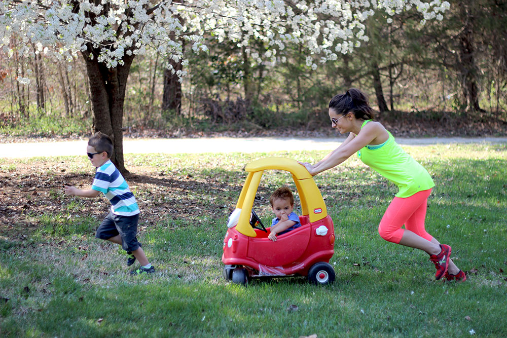 Relay races to burn calories 