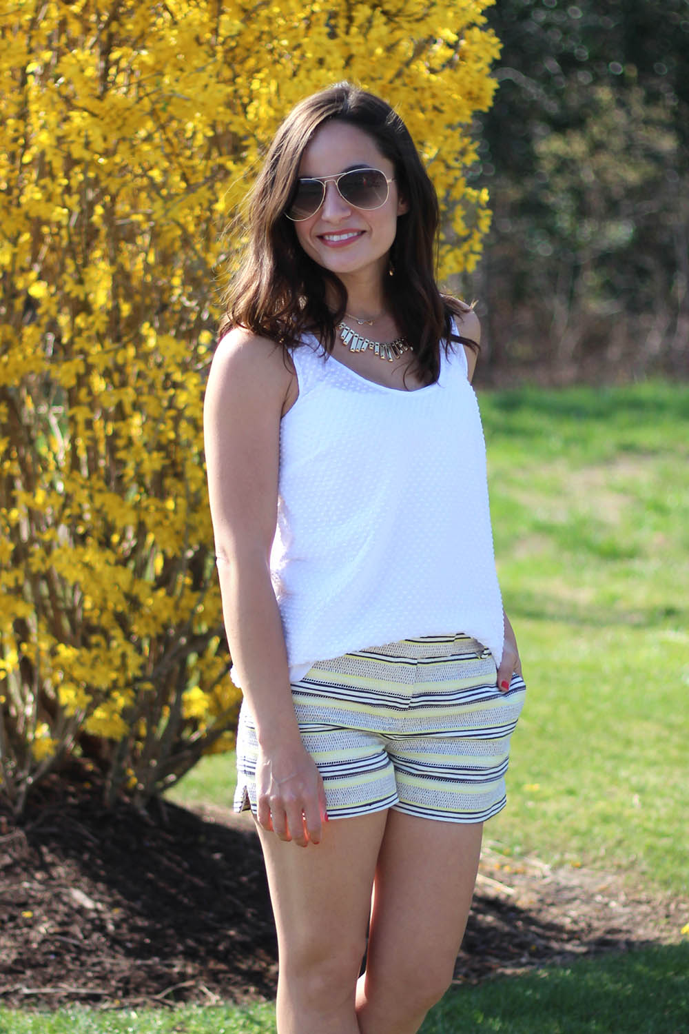 Bring on the shorts -- spring to summer transition outfits