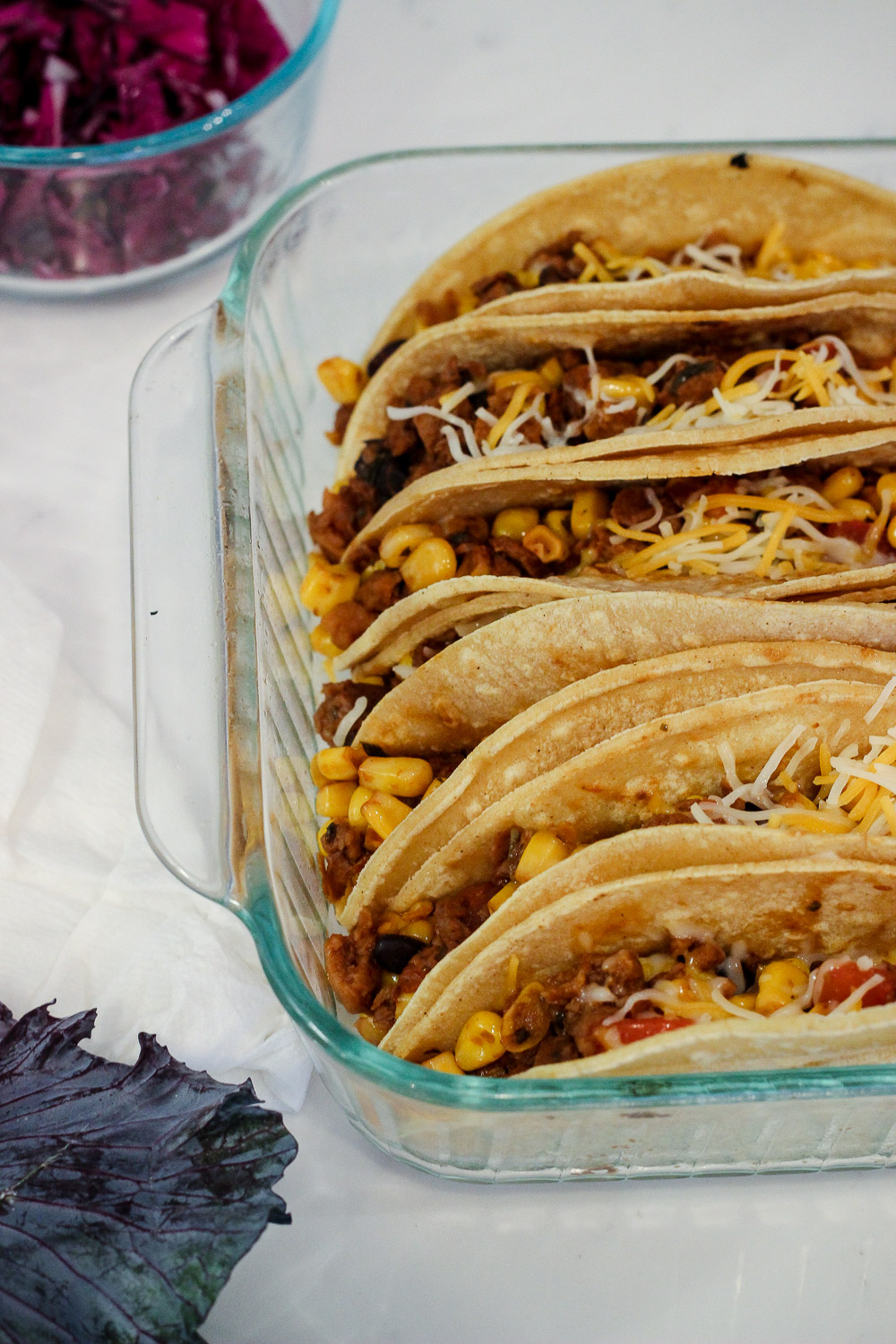 Chipotle Black Bean Baked Tacos