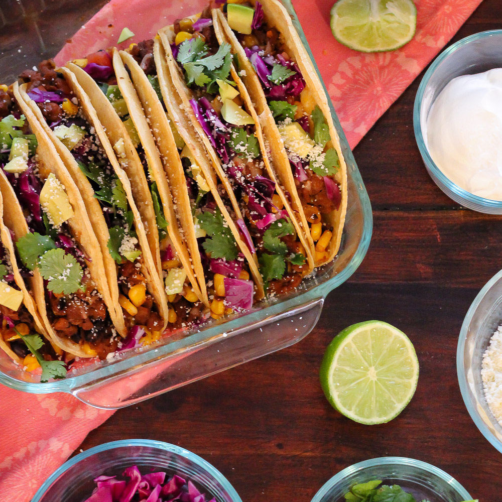 Chipotle Black Bean Baked Tacos