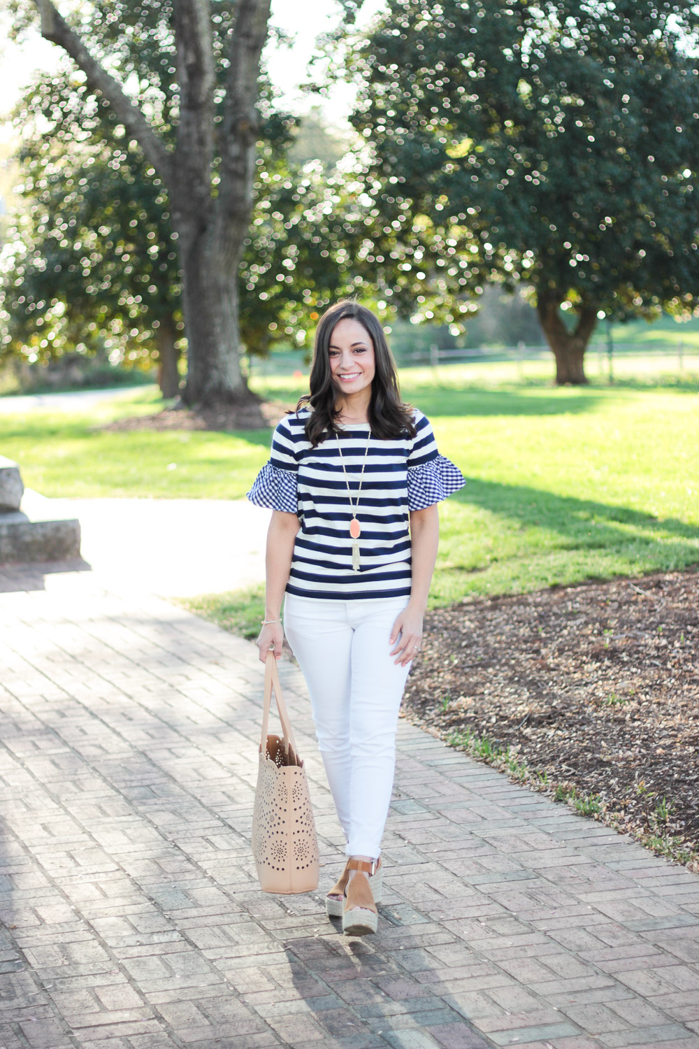 J. Crew Ruffle Sleeve Top