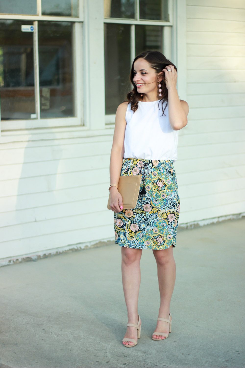 Loft 2024 drawstring skirt