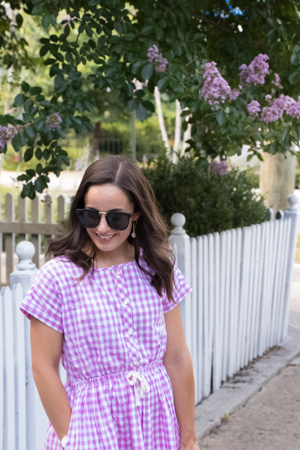 Pumps and Push-Ups: Gingham shirtdress for summer