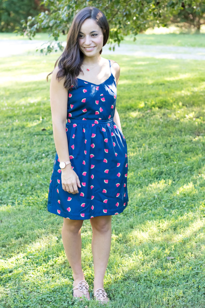 Watermelon Print Dress - Pumps & Push Ups