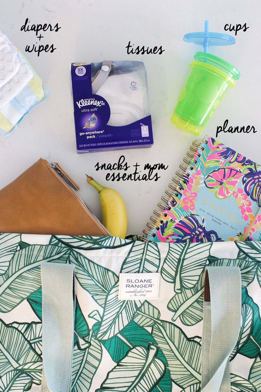 A well packed mom bag, streamlined mom bag you'll want to carry 