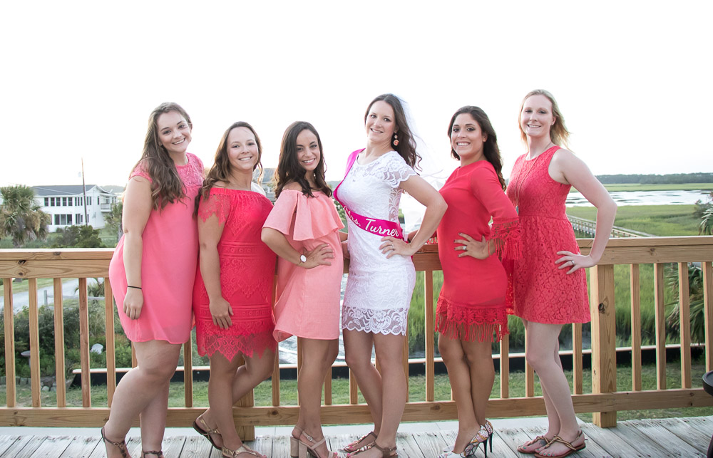 pink bachelorette party dress