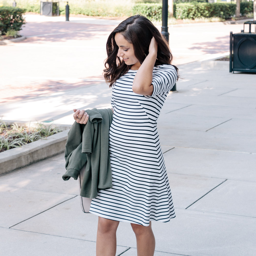 Classic Black and White Dress & Oh, Hey Girl! Link-Up - Pumps & Push Ups