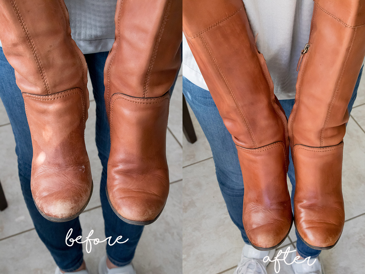 How to restore leather boots after water damage and wear and tear