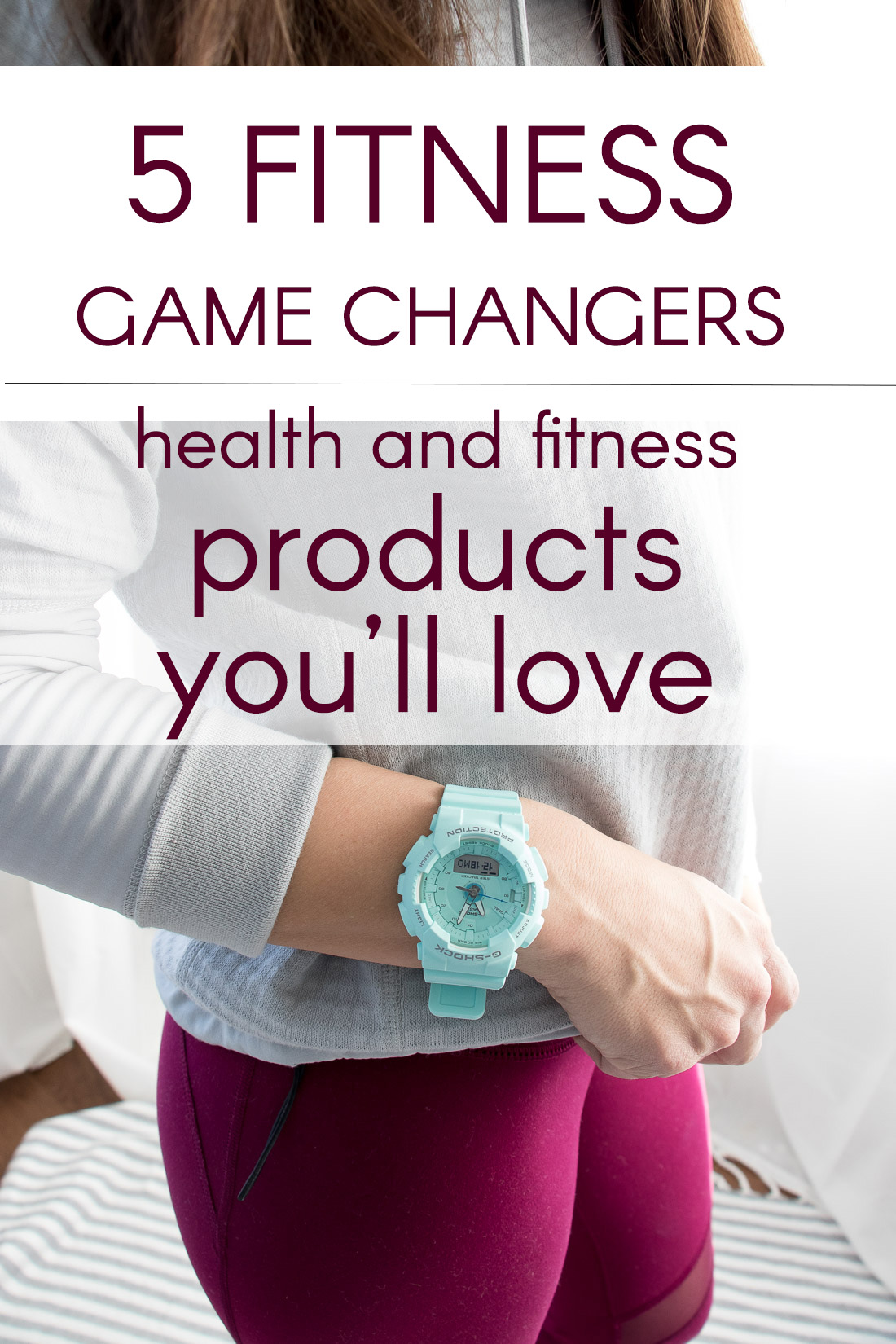 Five health and fitness products you should try. 