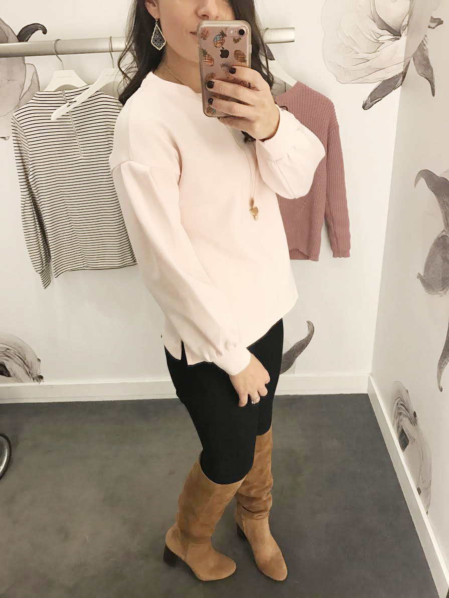 Blush Tops at Ann Taylor - Try On Review