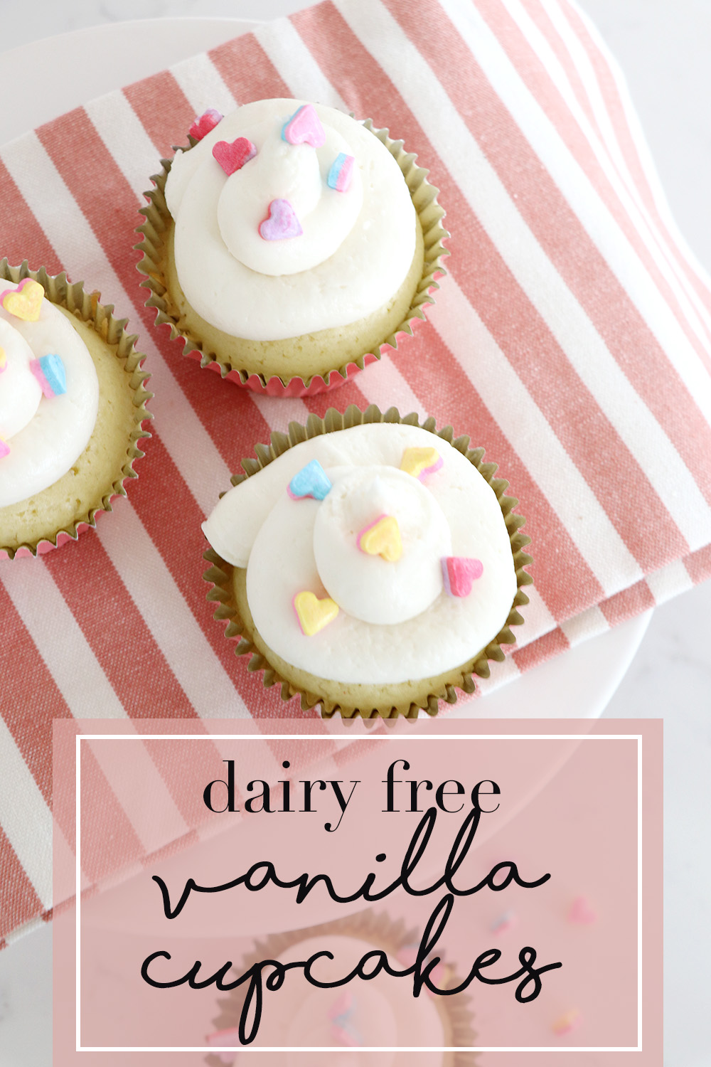 Dairy Free Vanilla Cupcakes