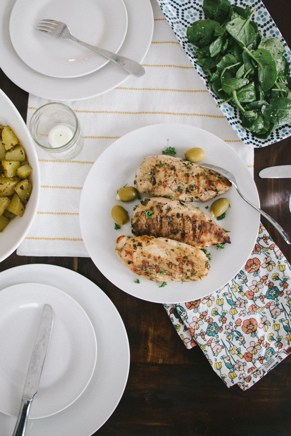 Garlic Stuffed olives, Mediterranean Chicken Recipe