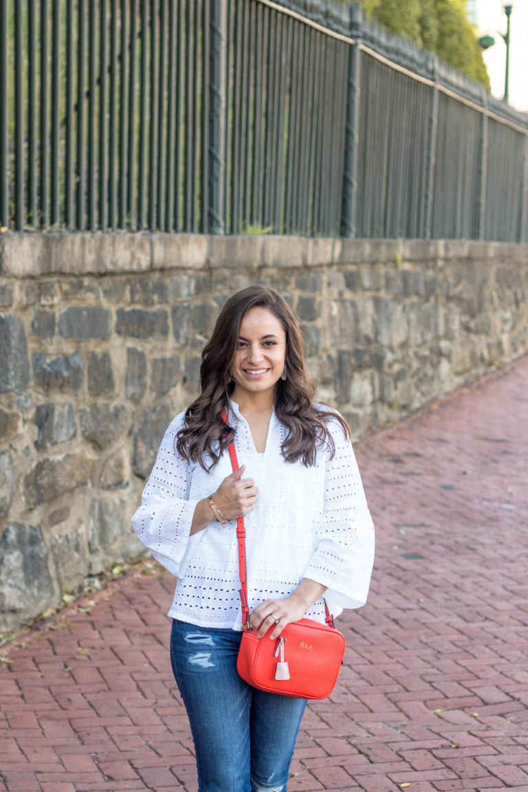 The Eyelet Top I Can't Stop Wearing - Pumps & Push Ups