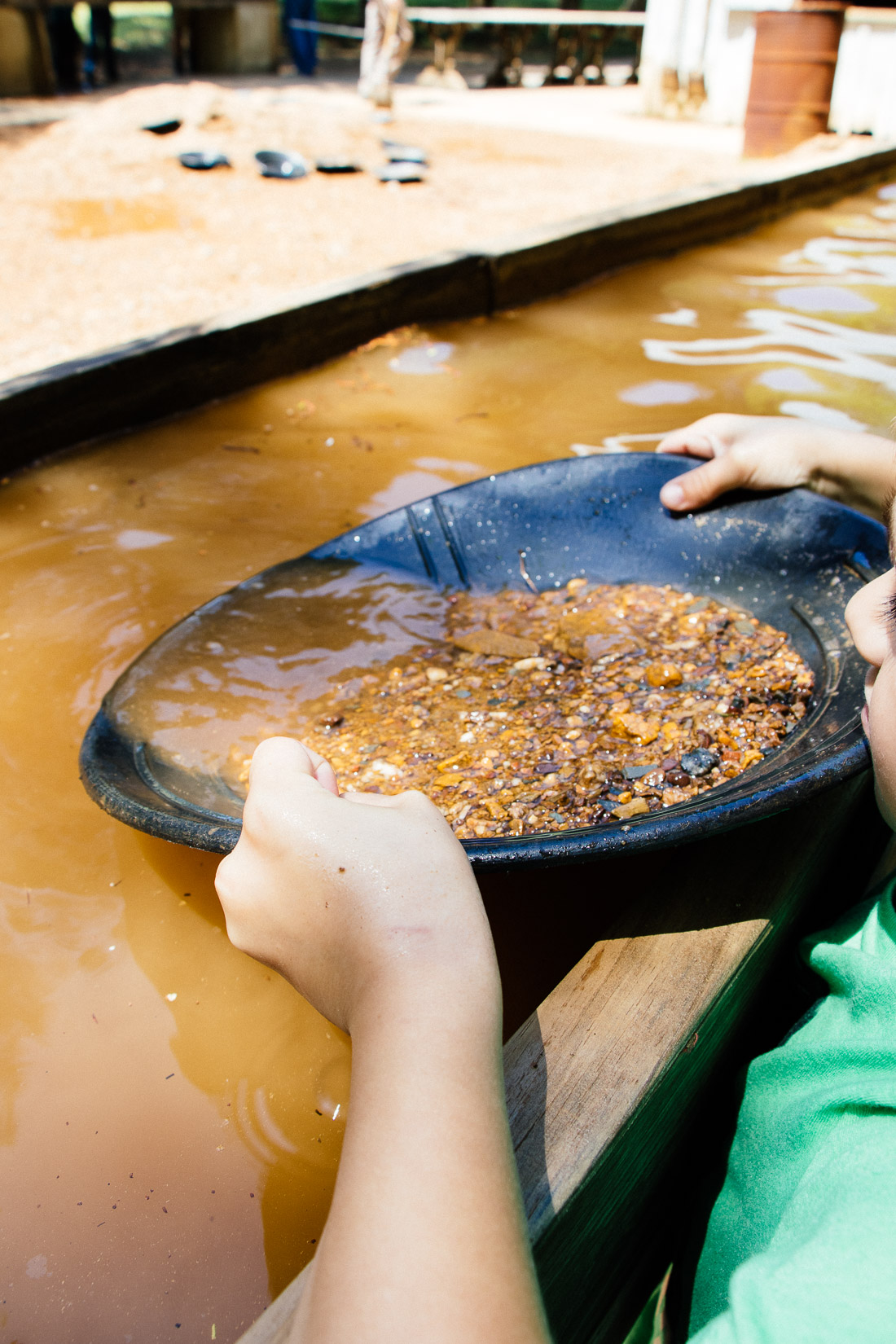 Gold Panning at Reed Gold Mine