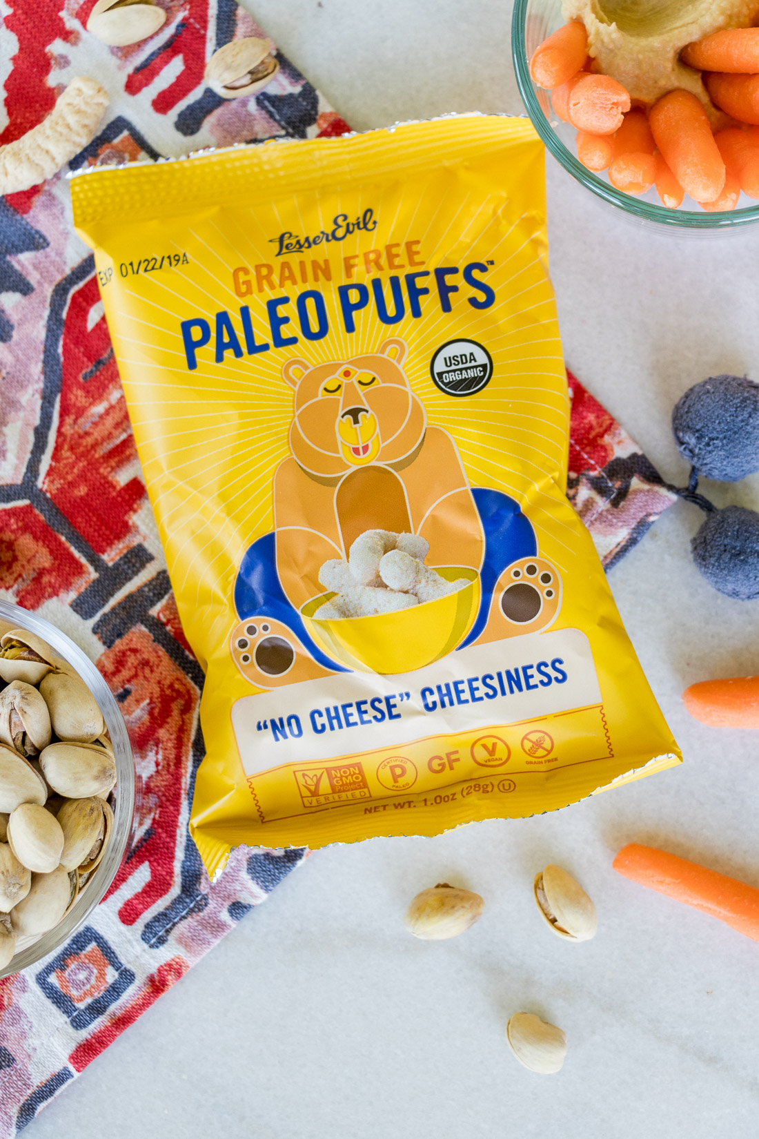 No Cheese Cheesiness Paleo Puffs