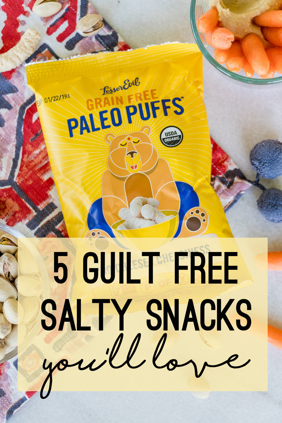 Pinterest - My Go-To Guilt Free Salty Snacks