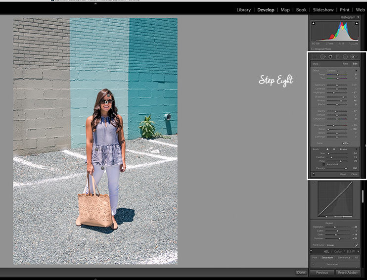 How to fix harsh shadows in Lightroom