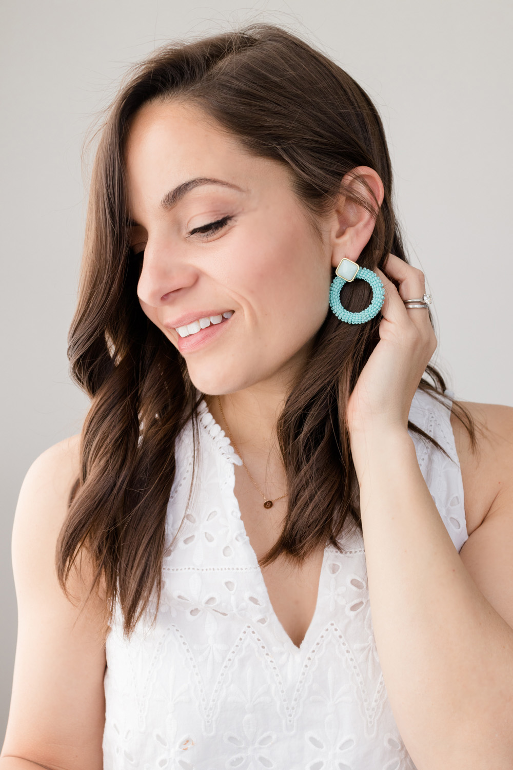 Teal earrings | Sugarfix by Baublebar at Target via pumps and push-ups blog | where to buy statement earrings 