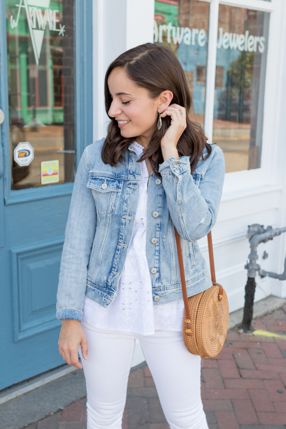 How To Wear White Denim When You're Pear Shaped - Pumps & Push Ups