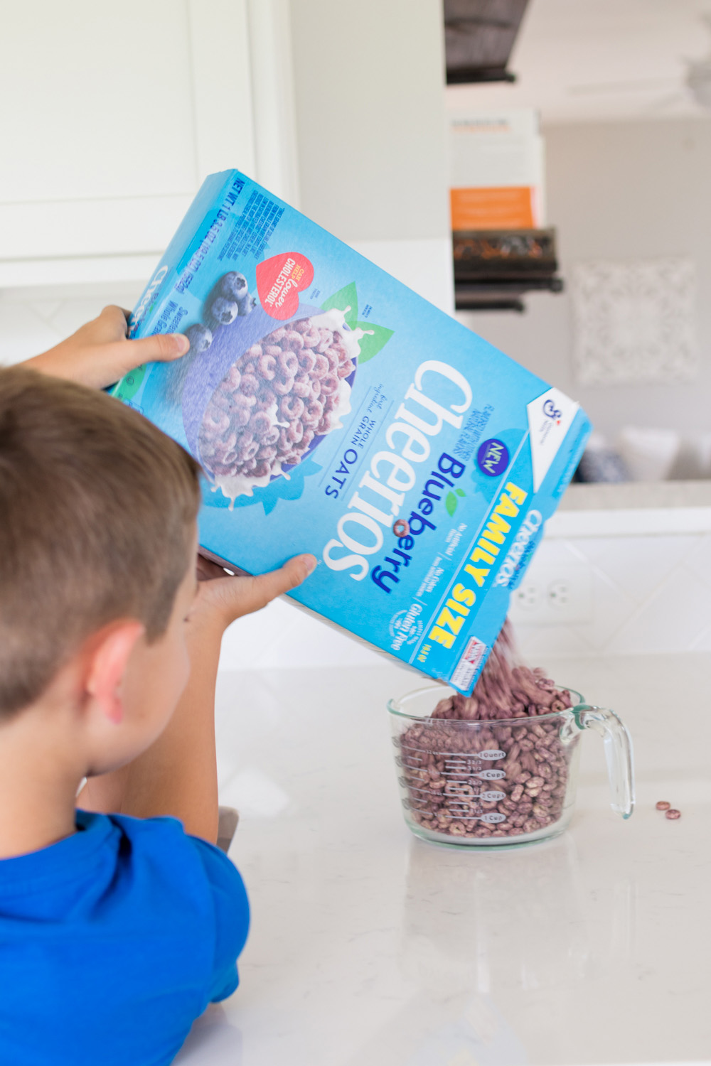 NEW Blueberry Cheerios | kid friendly recipes | cereal bar recipe | marshmallow treats 