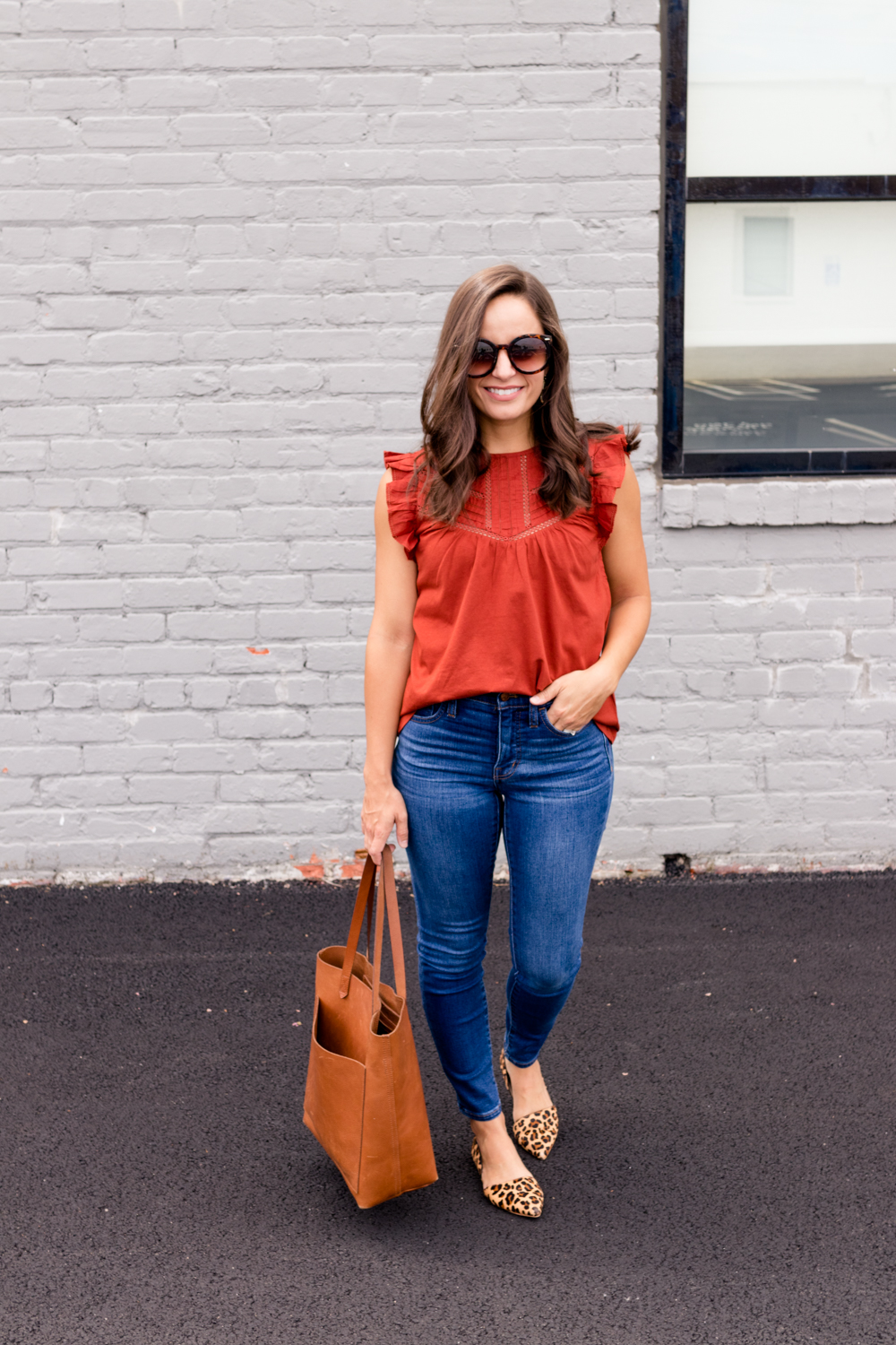 Jeans and Heels Outfit Idea - Doused in Pink