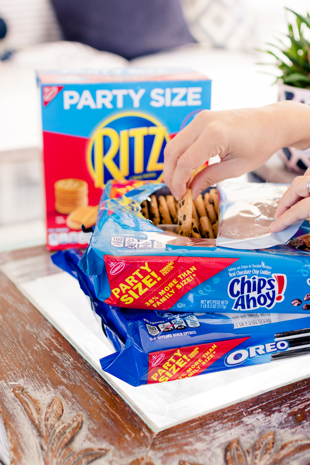 Party size packs of Chips Ahoy! OREO and RITZ at Walmart | pick your party sweepstakes 