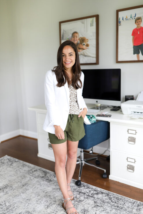 White blazer outfits for petites | white blazer outfits | how to wear a white blazer