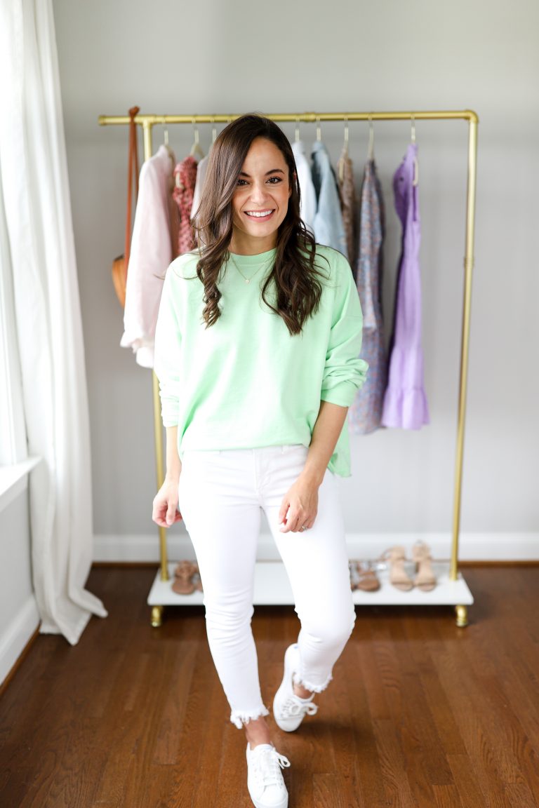 Five Ways to Wear White Sneakers - Pumps & Push Ups