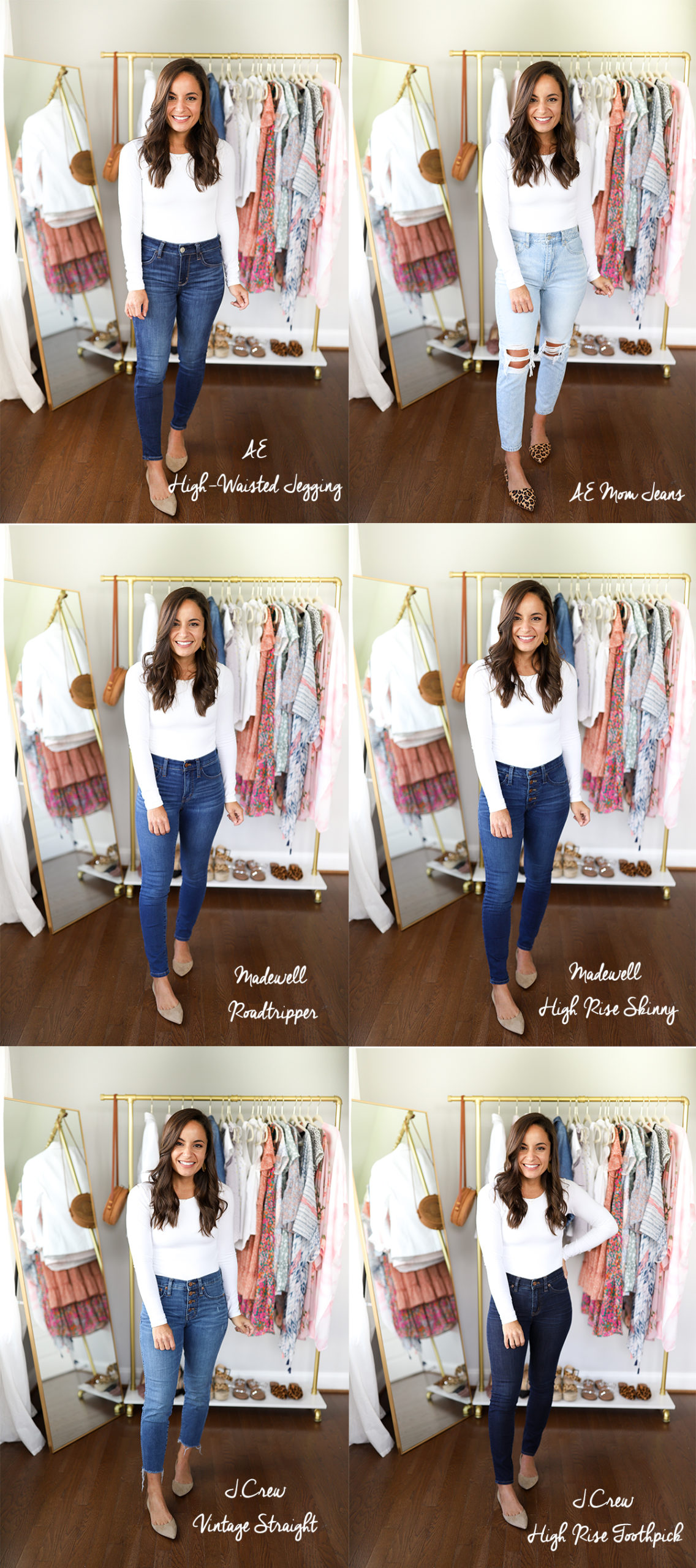 Petite jeans guide by petite style blogger Brooke of Pumps and Push-Ups | Petite style | petite jeans | jeans 