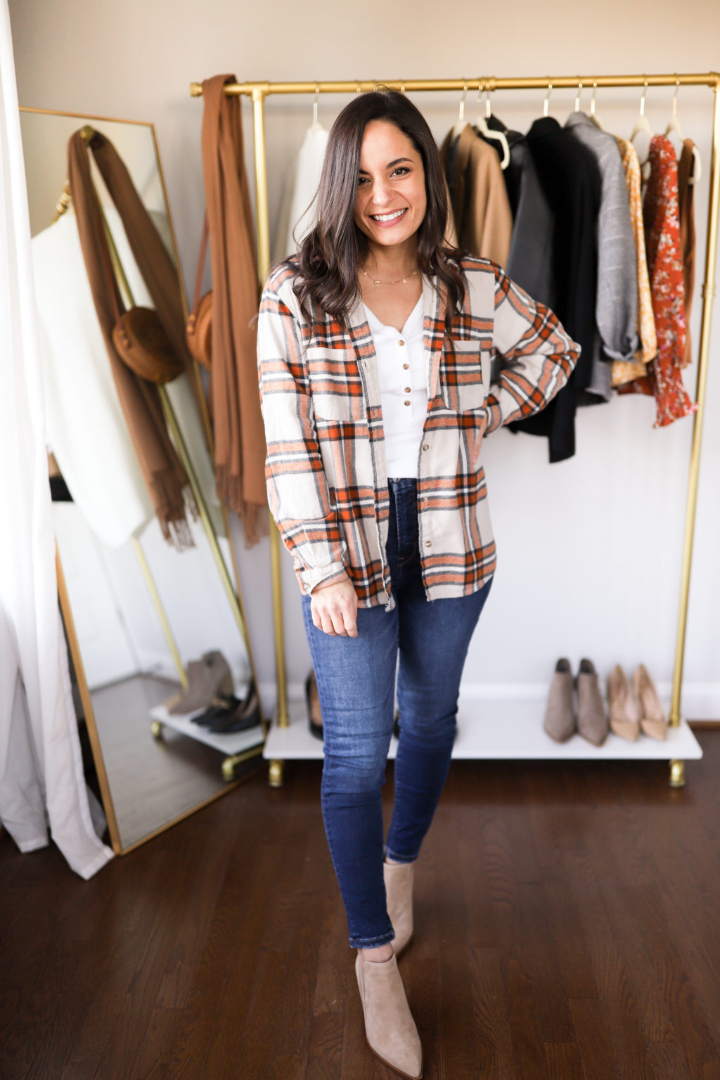 8 Ways to Wear a Flannel Top - Pumps & Push Ups