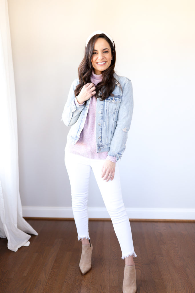 4 Ways to Wear a Denim Jacket - Pumps & Push Ups