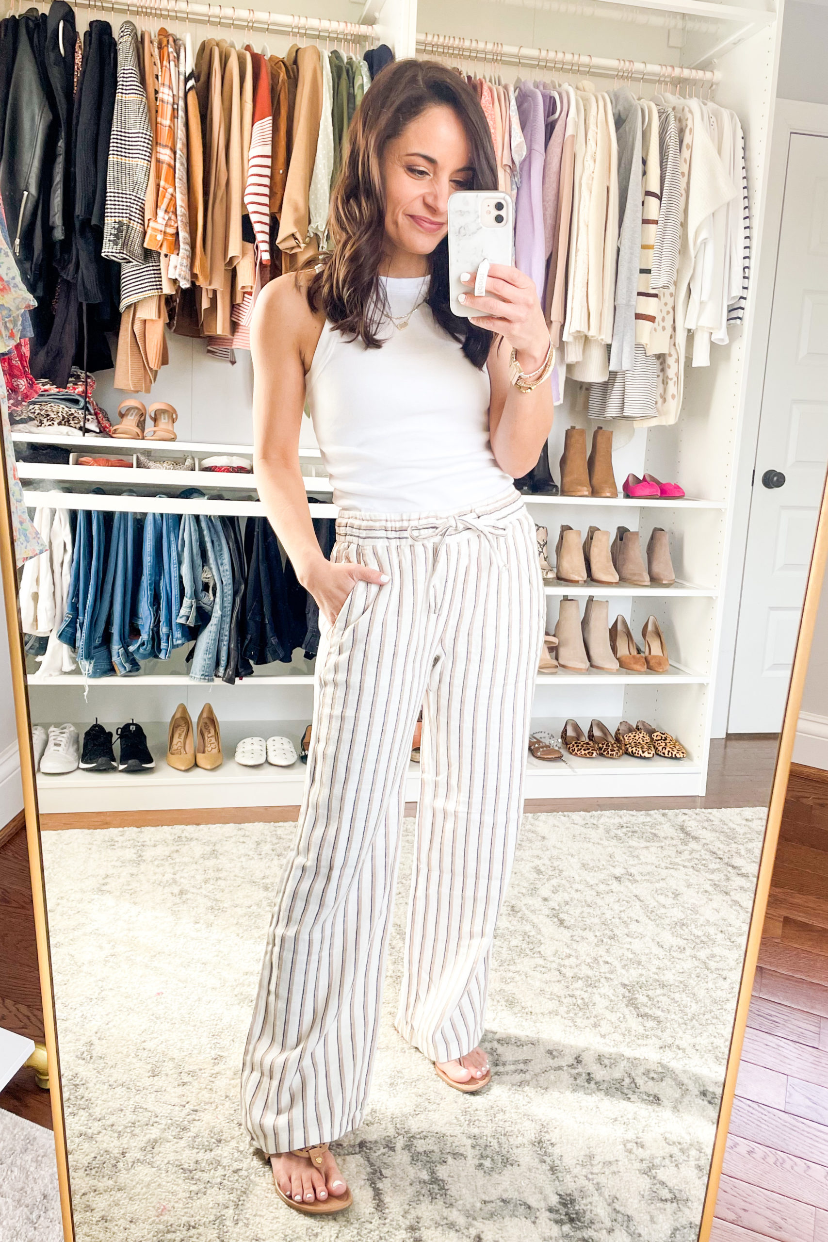Old Navy petite linen pants | petite finds from Old Navy Spring 2021 | Spring and summer outfits