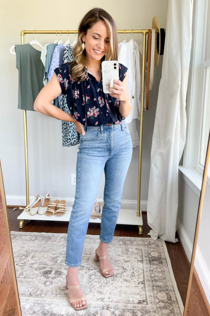 One Week of Petite Friendly Spring Outfits - Pumps & Push Ups