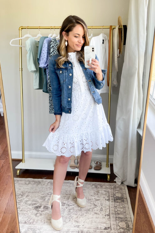 One week of petite friendly outfits for spring | spring style via pumps and push-ups blog | petite fashion | petite style blog