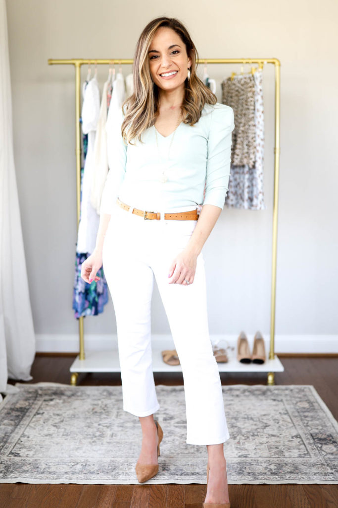 8 Spring Work Outfits - Petite Fashion | Pumps & Push Ups
