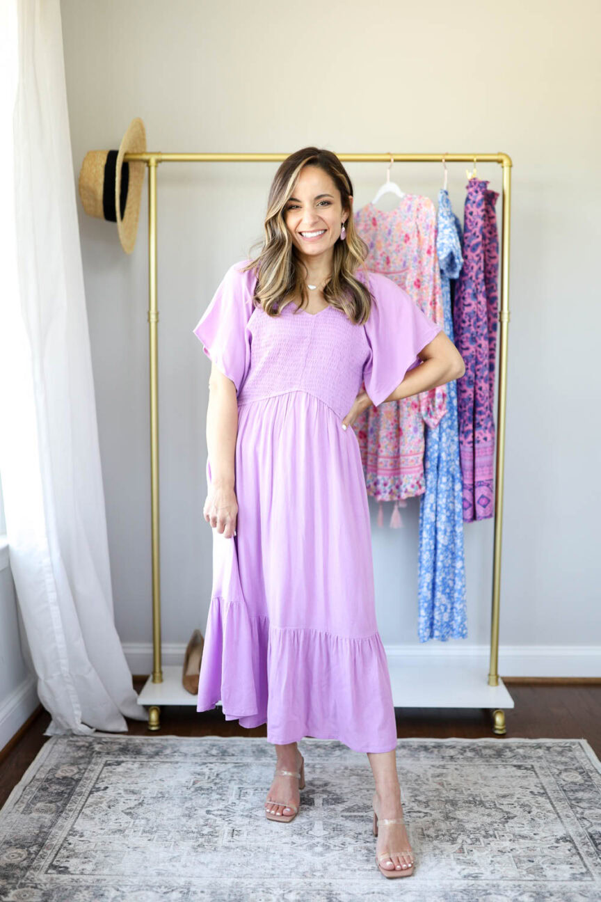 Petite friendly amazon fashion summer style finds via pumps and push-ups blog | petite style blog | petite fashion | amazon fashion | midi dresses for petites