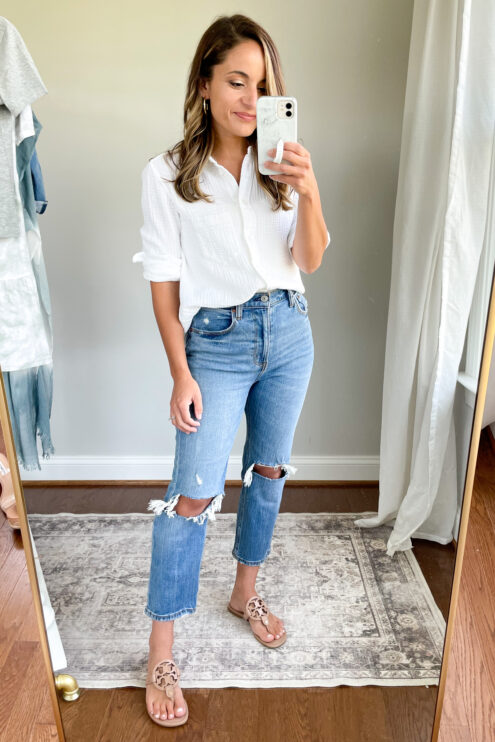 10 Items 20 Outfits via pumps and push-ups blog | petite style blog | petite fashion | summer outfits