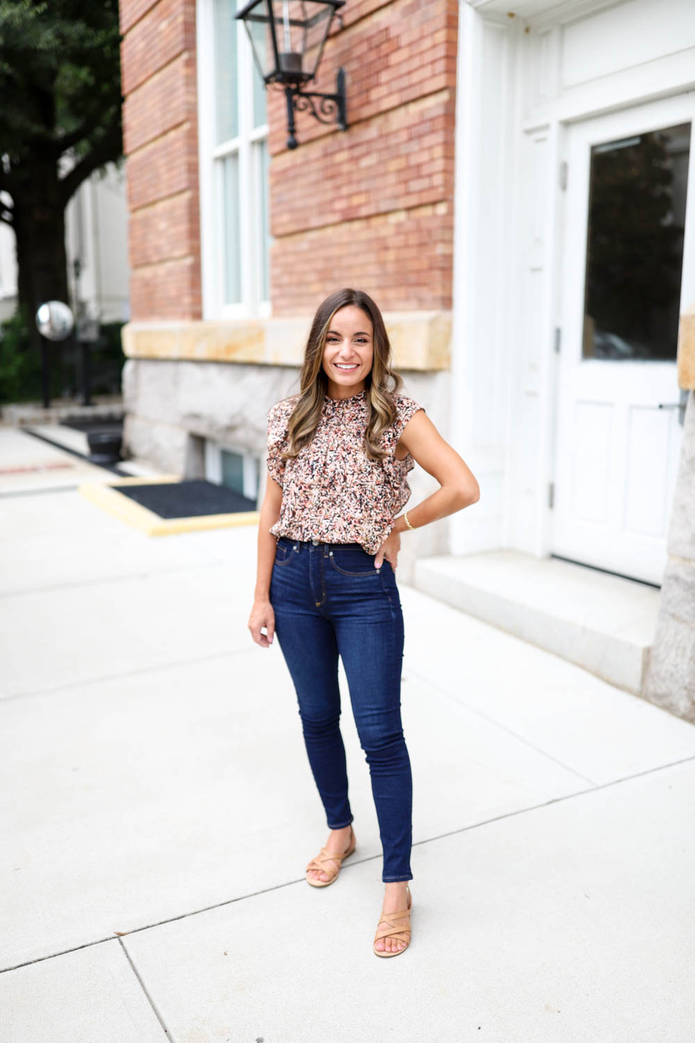 4 now and later outfits via pumps and push-ups blog | fall transitional outfits | fall fashion | skinny jeans outfits 