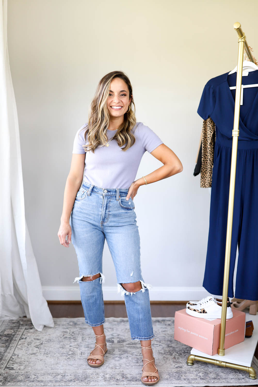 How to Transition Summer Pants to Fall - Petite Style Script
